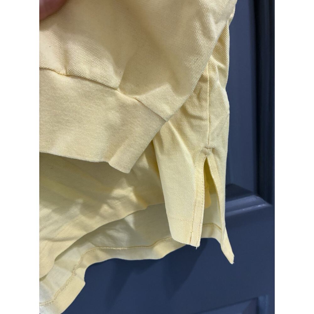 Polo Golf Ralph Lauren Men's Polo Shirt Sz Large Yellow Long Sleeve - Picture 5 of 8